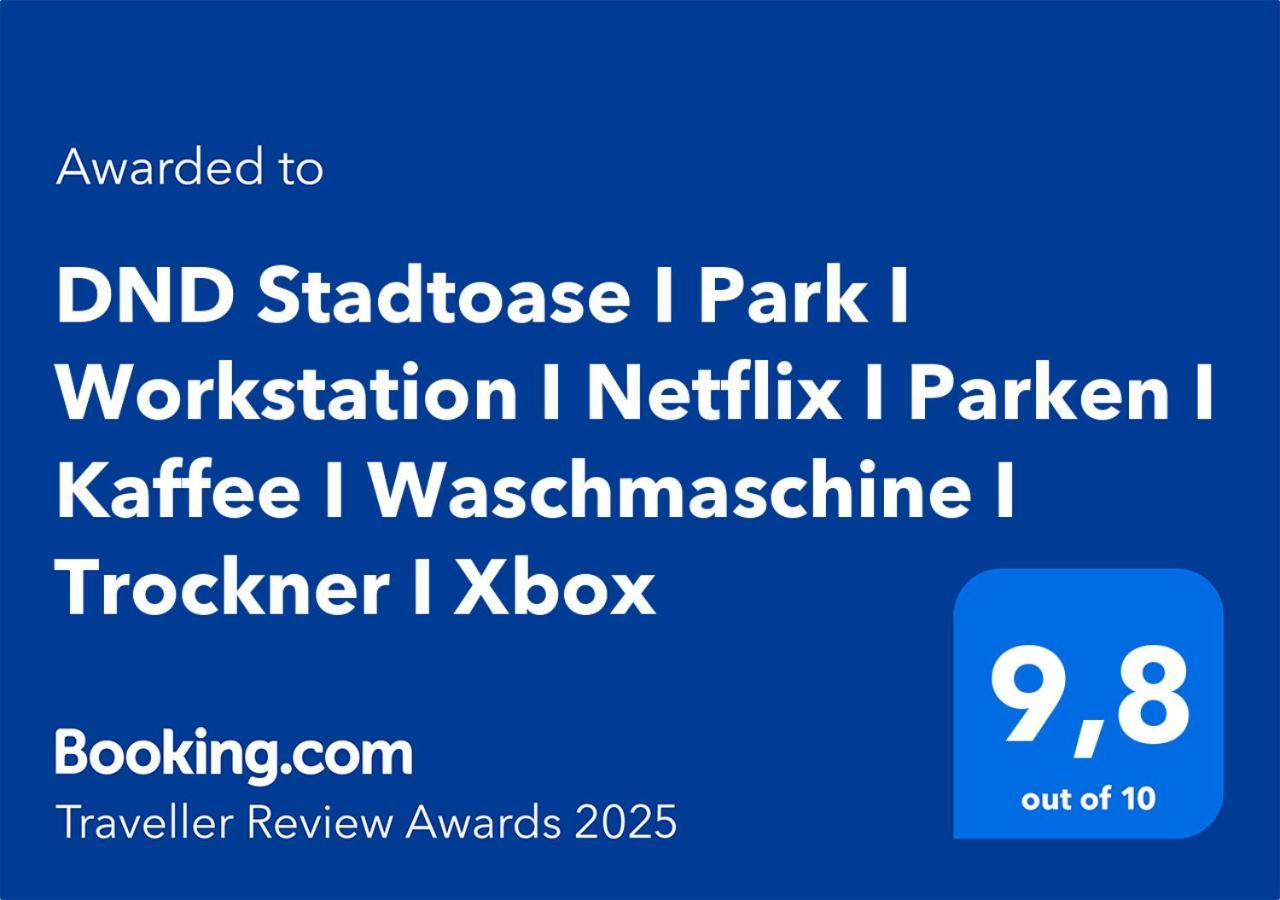 Dnd Stadtoase I Park I Workstation I Netflix I Parken I Kaffee I Waschmaschine I Trockner I Xbox 维尔茨堡 外观 照片